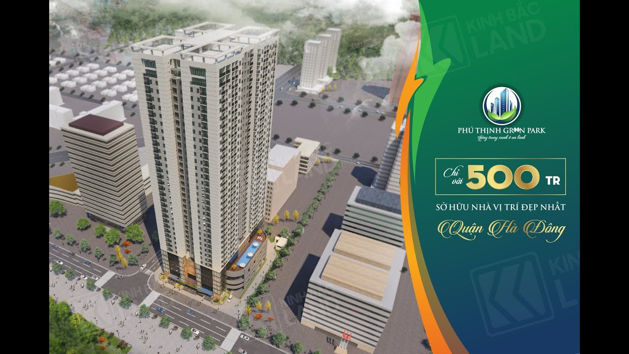 Căn hộ 2 ngủ +1 - Dự &aacute;n Ph&uacute; Thịnh GreenPark - Trung t&acirc;m Quận H&agrave; Đ&ocirc;ng - Chỉ từ 1 tỷ 8