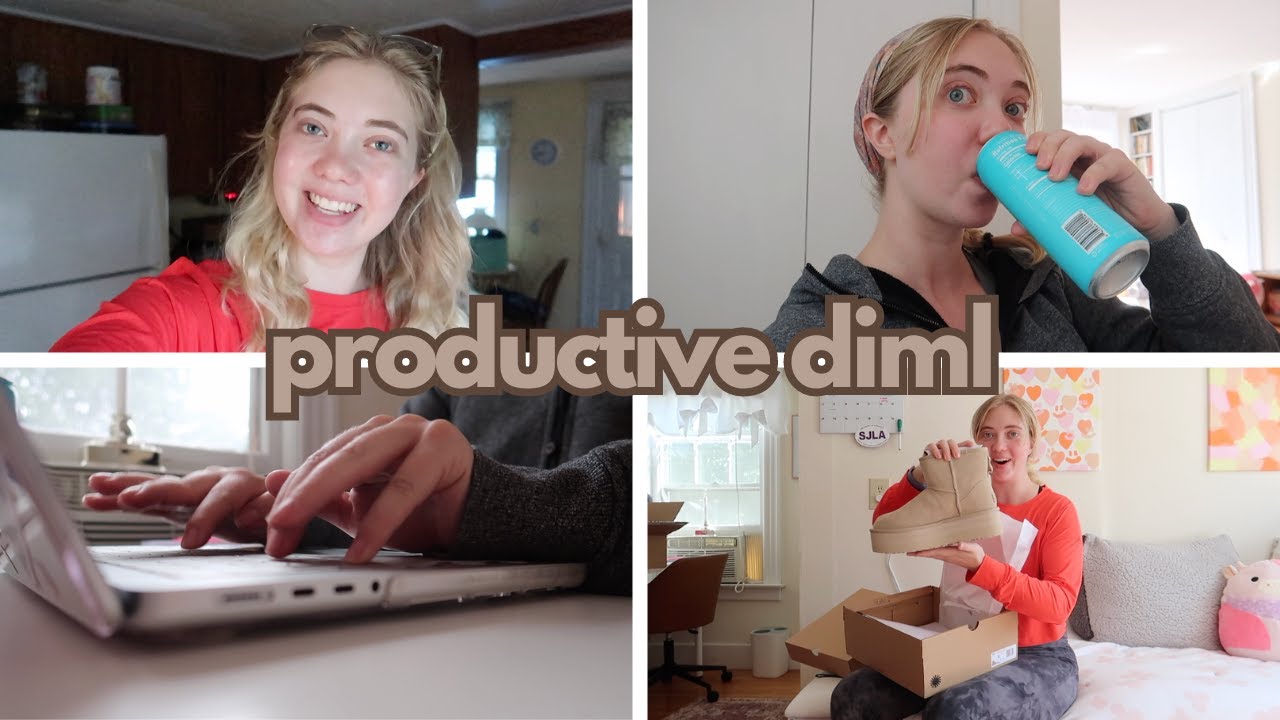 a couple days in my life: unboxings, grad school, productive vlog | clark university