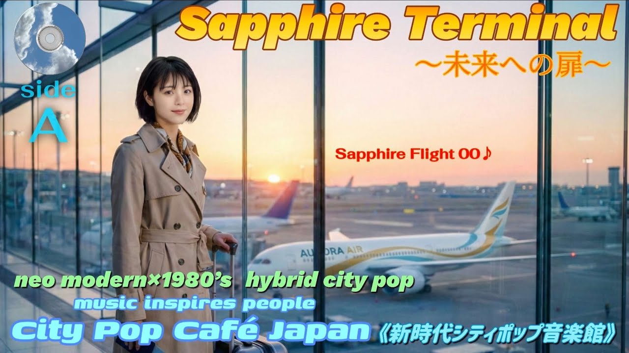 Sapphire Terminal～未来への扉～side A【空の玄関、恋の予感…】《neo modern × 1980’s hybrid city pop♪》