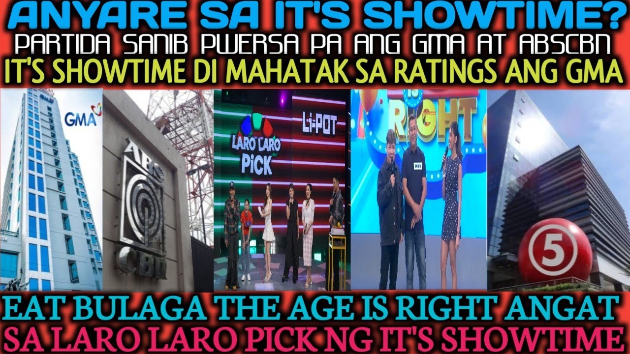 ANYARE? IT'S SHOWTIME DI MAHATAK SA RATINGS ANG GMA NETWORK? 