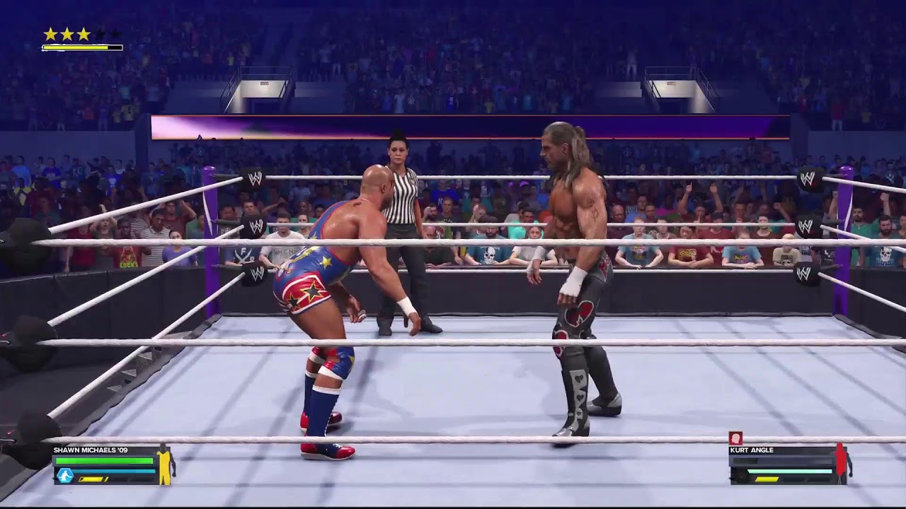 Shawn Michaels Vs kurt angle  WWE2K24 PS5 Gameplay