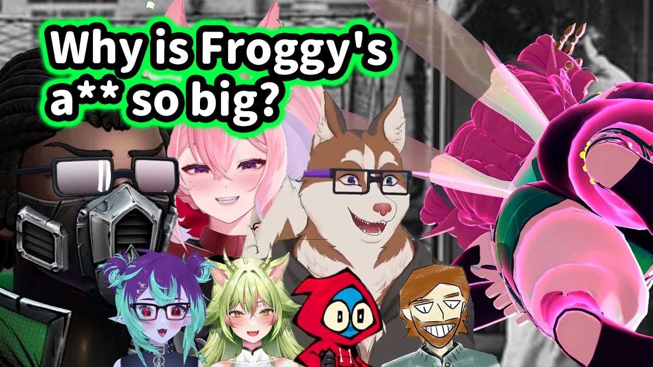 Heavenly gets Jumpscared by Froggy’s BUTT