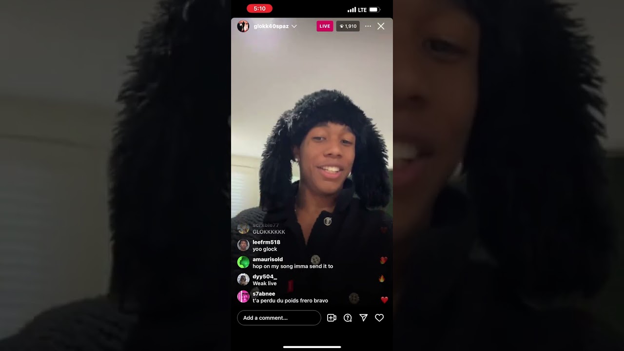 Glokk40spaz on Live 8/14/24 #glokk40spaz #glokk40spaztypebeat #playboicarti