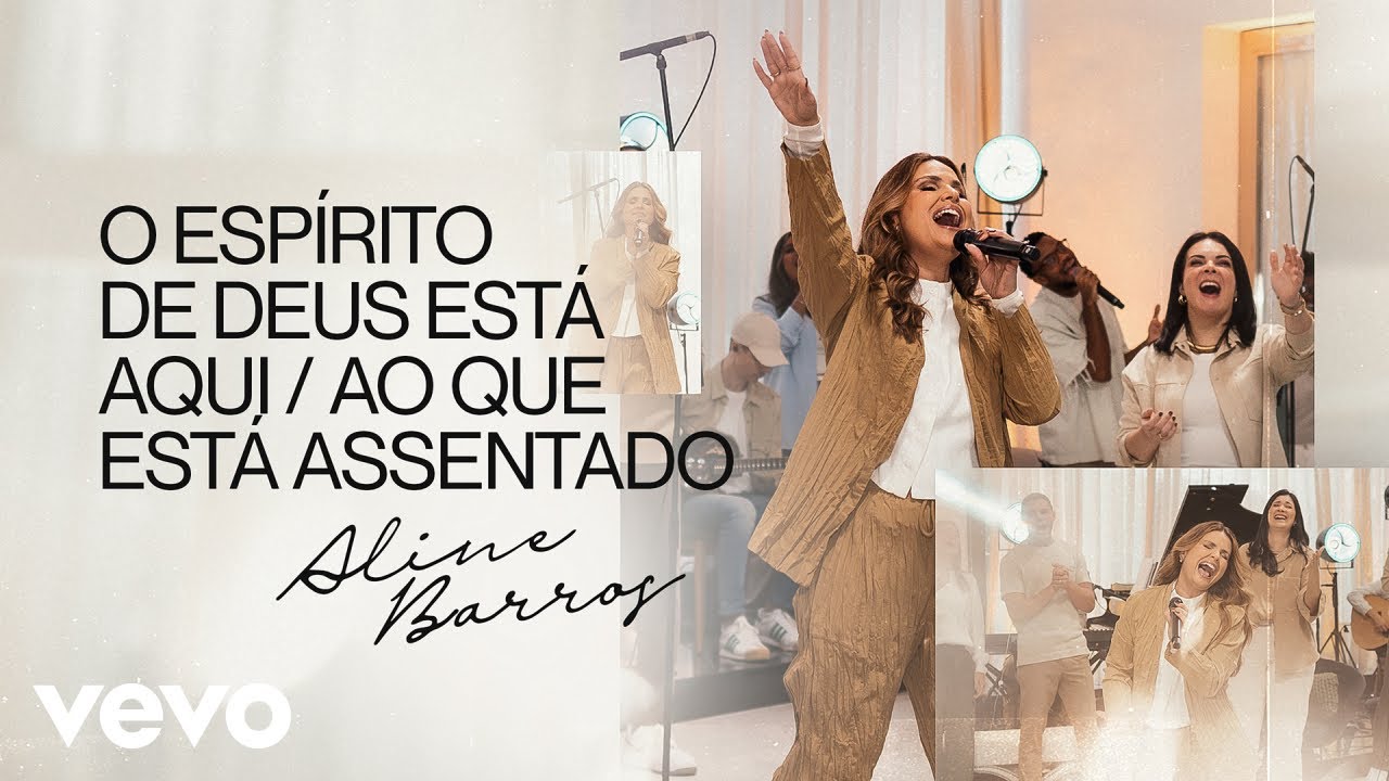 Aline Barros - O Espírito de Deus está aqui / Ao que está assentado (Ao Vivo)