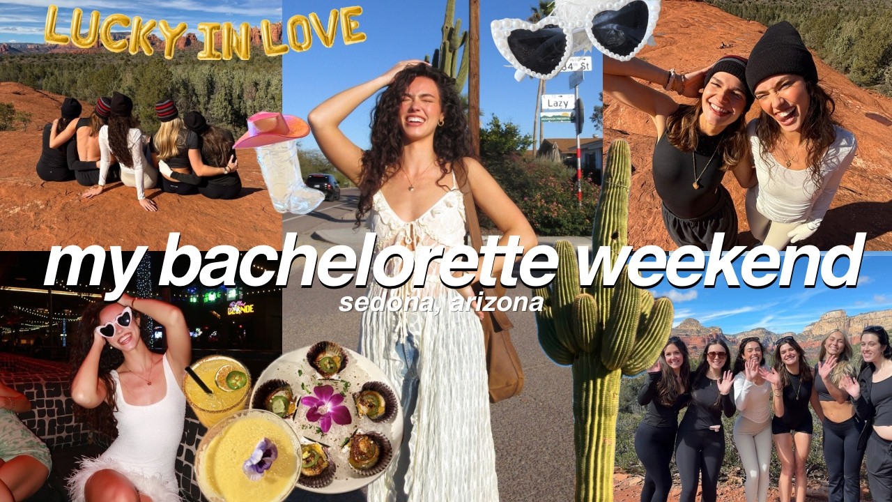 THE BACHELORETTE OF MY DREAMS 🌵🤍✨ | weekend in Arizona, GRWM, day in the life