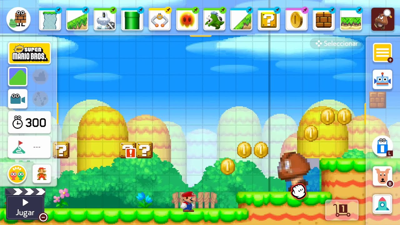 New Super Mario Bros DS Gamestyle in Mario Maker 2 | Preview #1