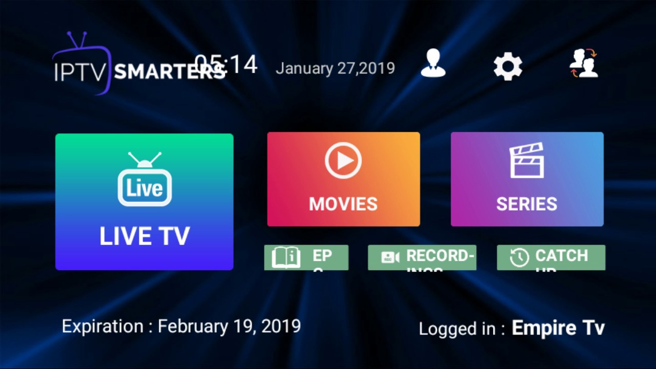 EMPIRE TV- BUILT-IN DVR FOR RECORDING LIVE TV