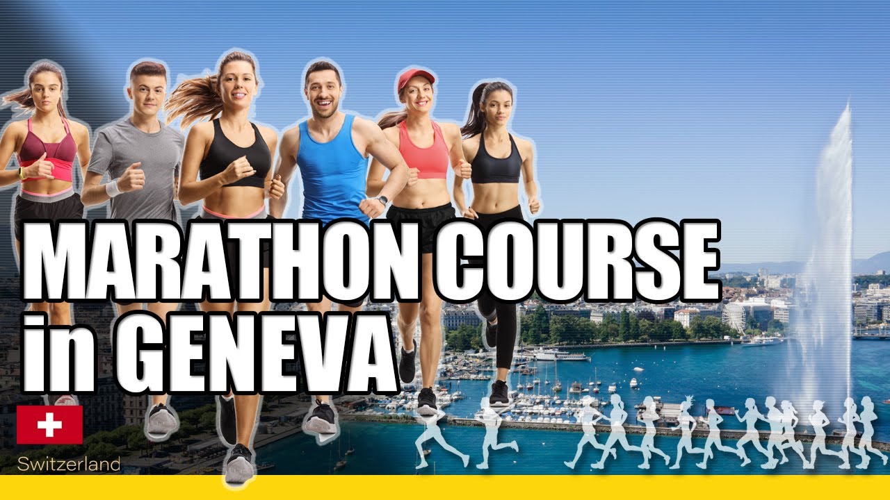 Marathon course at Geneva Marathon