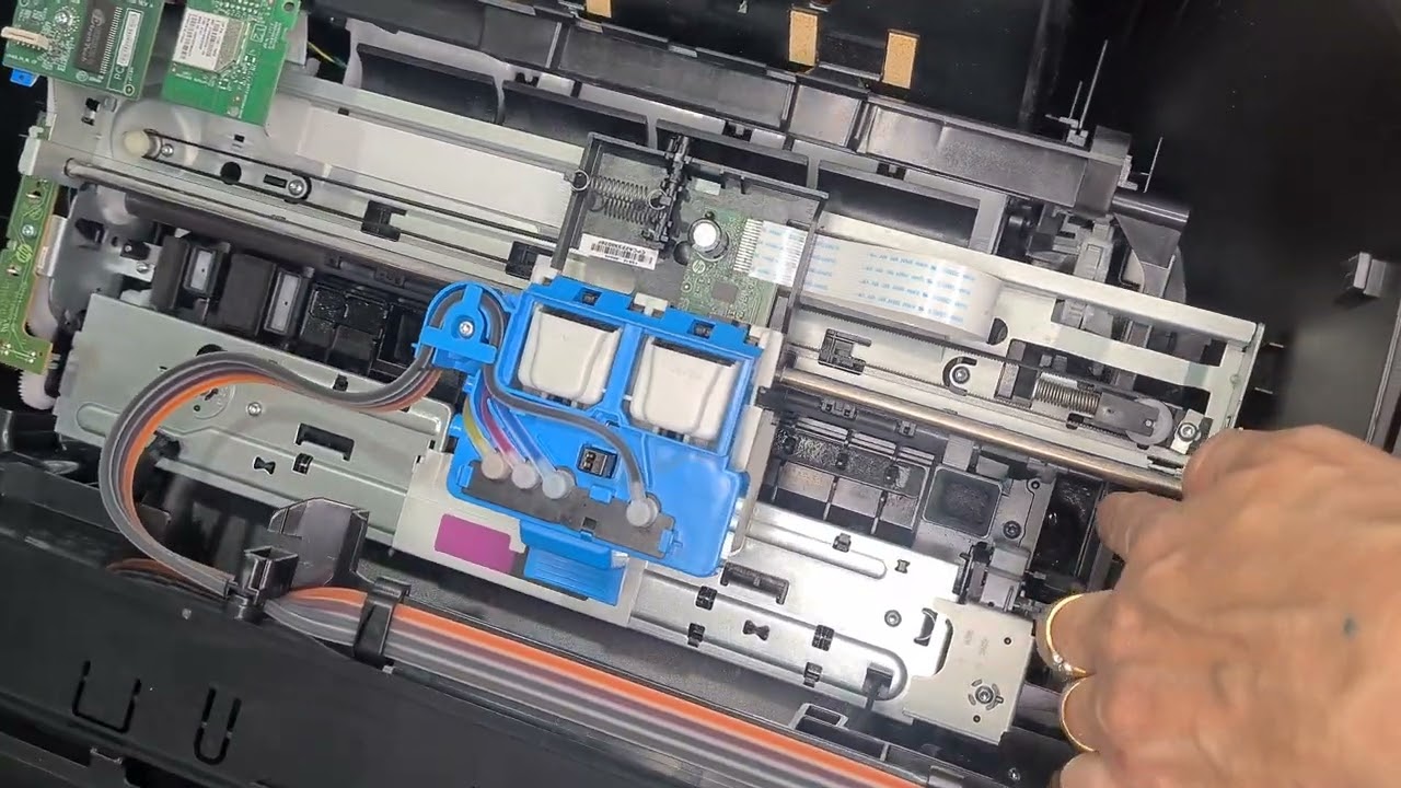 HP. Ink Tank Wireless 416 não puxa papel ou puxa papel e enrosca, reparo pick-up roller.
