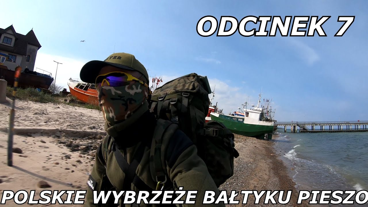 Pieszo brzegiem Polskiego Bałtyku Świnoujście - Hel ODCINEK 7 Sarbinowo Mielno Łazy Dąbki Darłówko
