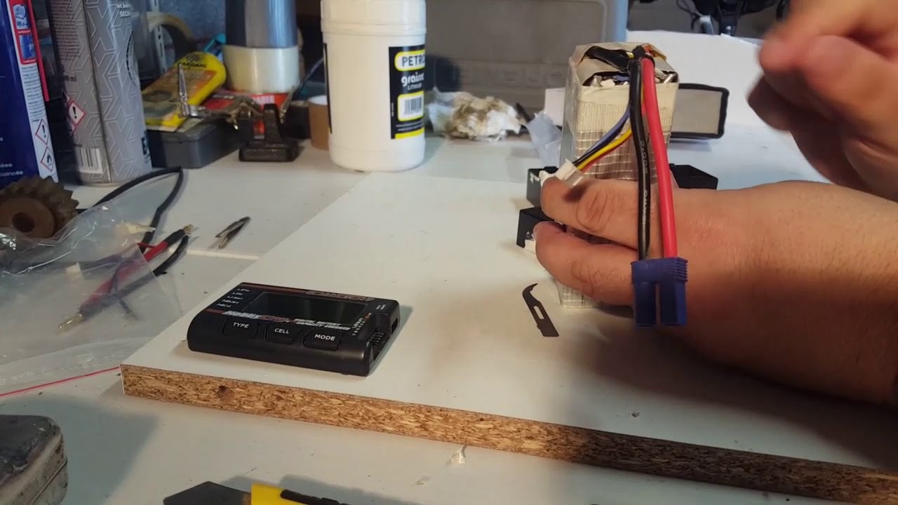 Tuto reparation accu lipo 4s dxf