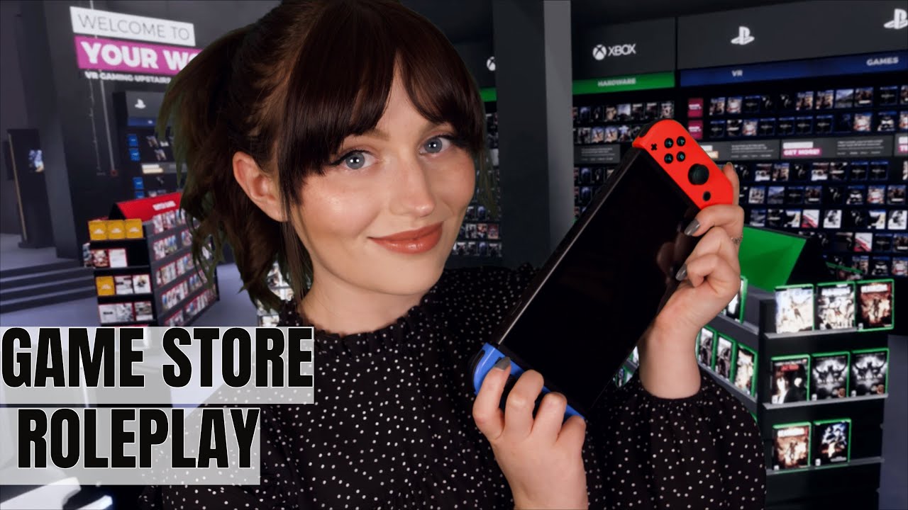 [ASMR] Game Store Roleplay | NINTENDO SWITCH