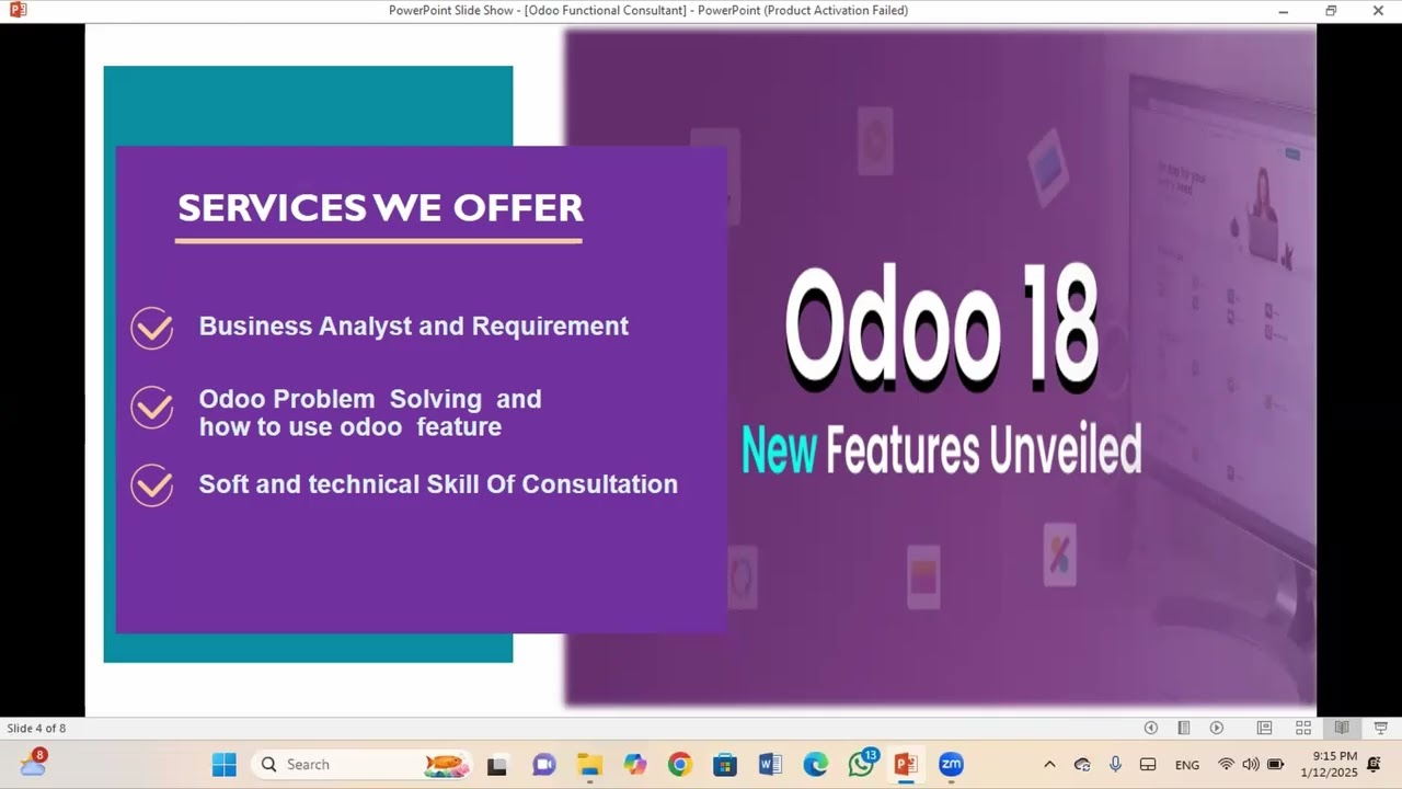 Odoo Functional Consultant Experience the Real World.