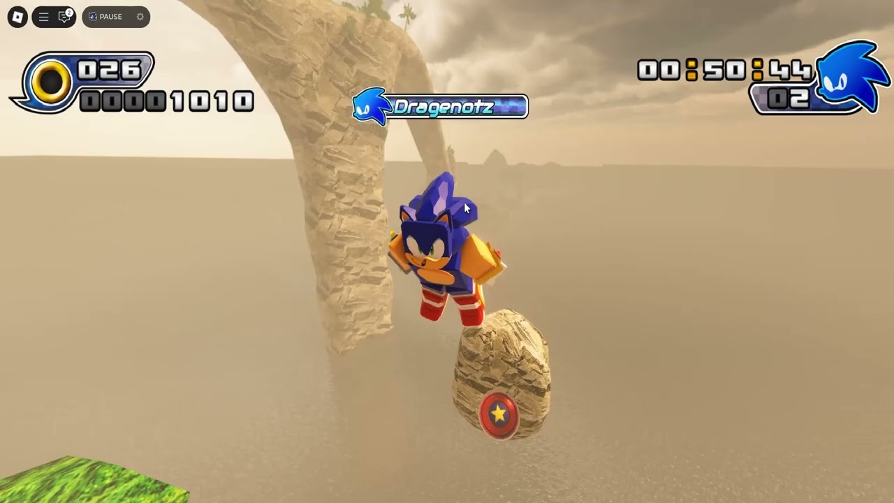 Emerald Coast Speedrun 01:06.758 with Sonic | SEGASonic: ORIGINS [Roblox]