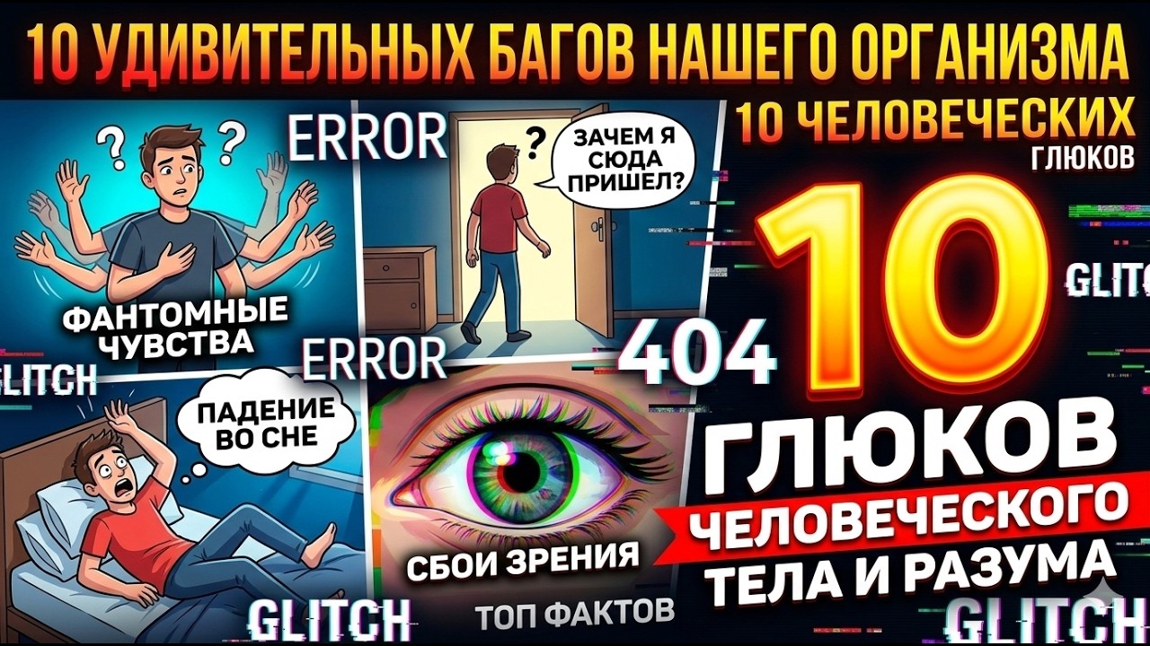 10 Человеческих Глюков, Которые Невозможно Объяснить