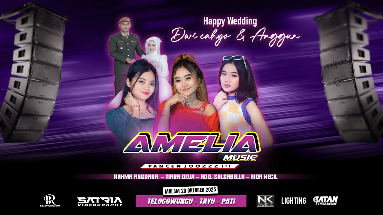 🔴LIVE AMELIA MUSIC PANCEN JOOSSS - WEDDING PARTY - DWI CAHYO & ANGGUN - NK AUDIO | 20 OKT 2025