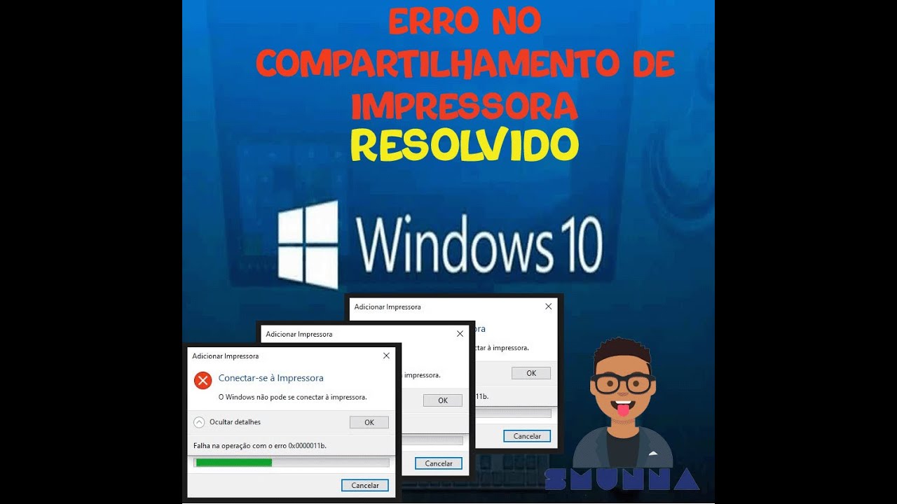 ERRO 0x0000011b. Resolvido definitivo em 2022. Assista até o final