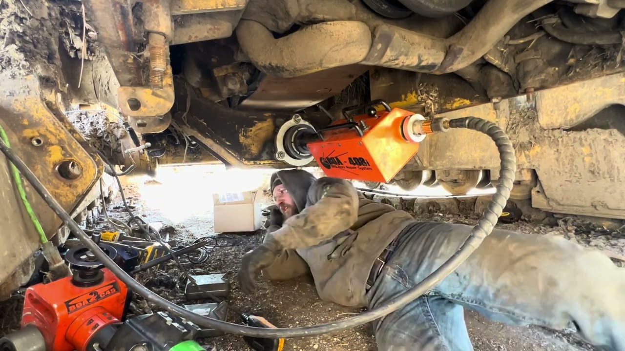 D6 Cat Equalizer Bar Line Bore in the field