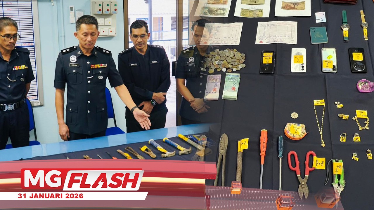 11 Ahli “Geng Rahim Burma” Diberkas Terbabit 15 Kes Pecah Rumah  #MGFlash