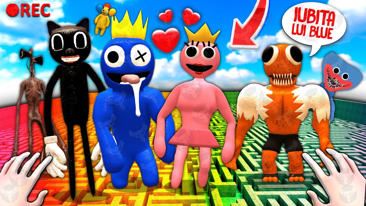 IUBITA LUI BLUE in LABIRINTUL CURCUBEU + HUGGY + Cartoon CAT la 3 DIMINEATA!