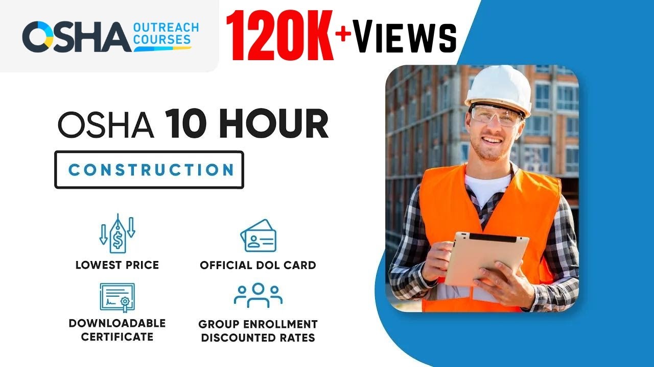 How to Get OSHA 10 Hour DOL Card & Certification? | EHS Training | Construction Safety Training