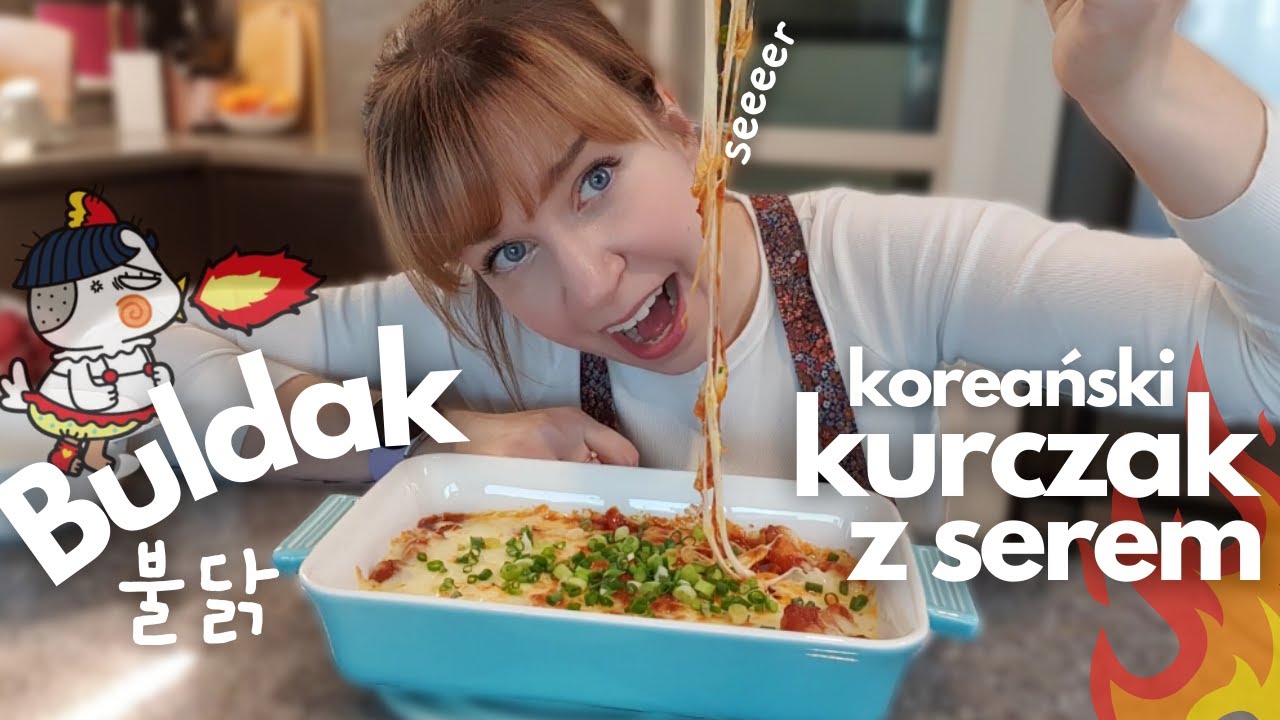 Robię koreańskiego kurczaka z serem - BULDAK! Zapiekanka z kurczakiem! Sposób na pysznego kurczaka!