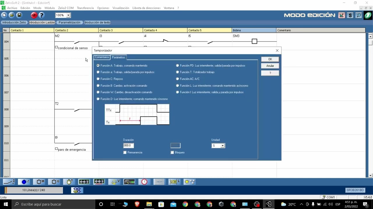 Dosificador Automatizado de prductosProgramado Por PLC en ZelioSoft2