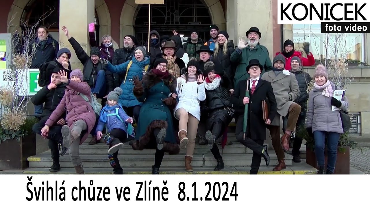 &Scaron;vihl&aacute; chůze ve Zl&iacute;ně 8.1.2024.