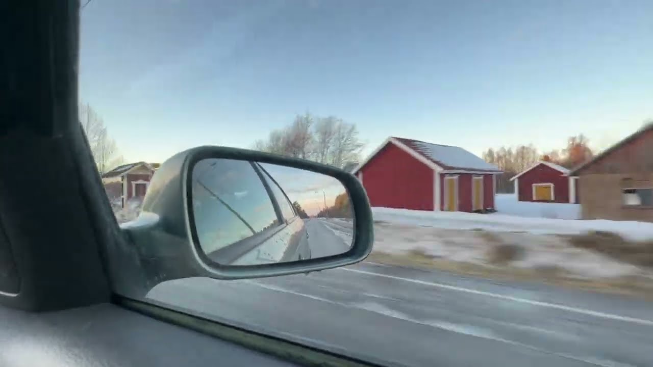 First Sunshine New Year 2023 Driving in Kalajoki | Today in Finland #221