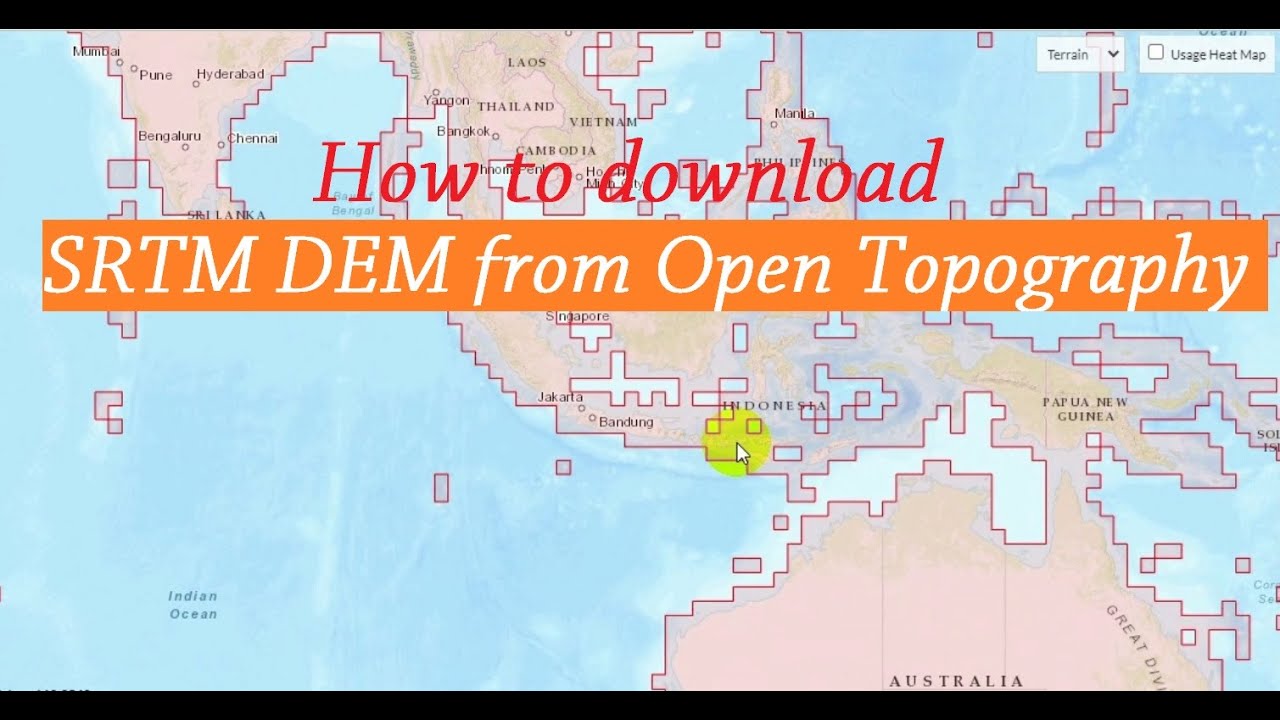 How to download SRTM DEM from Open topography