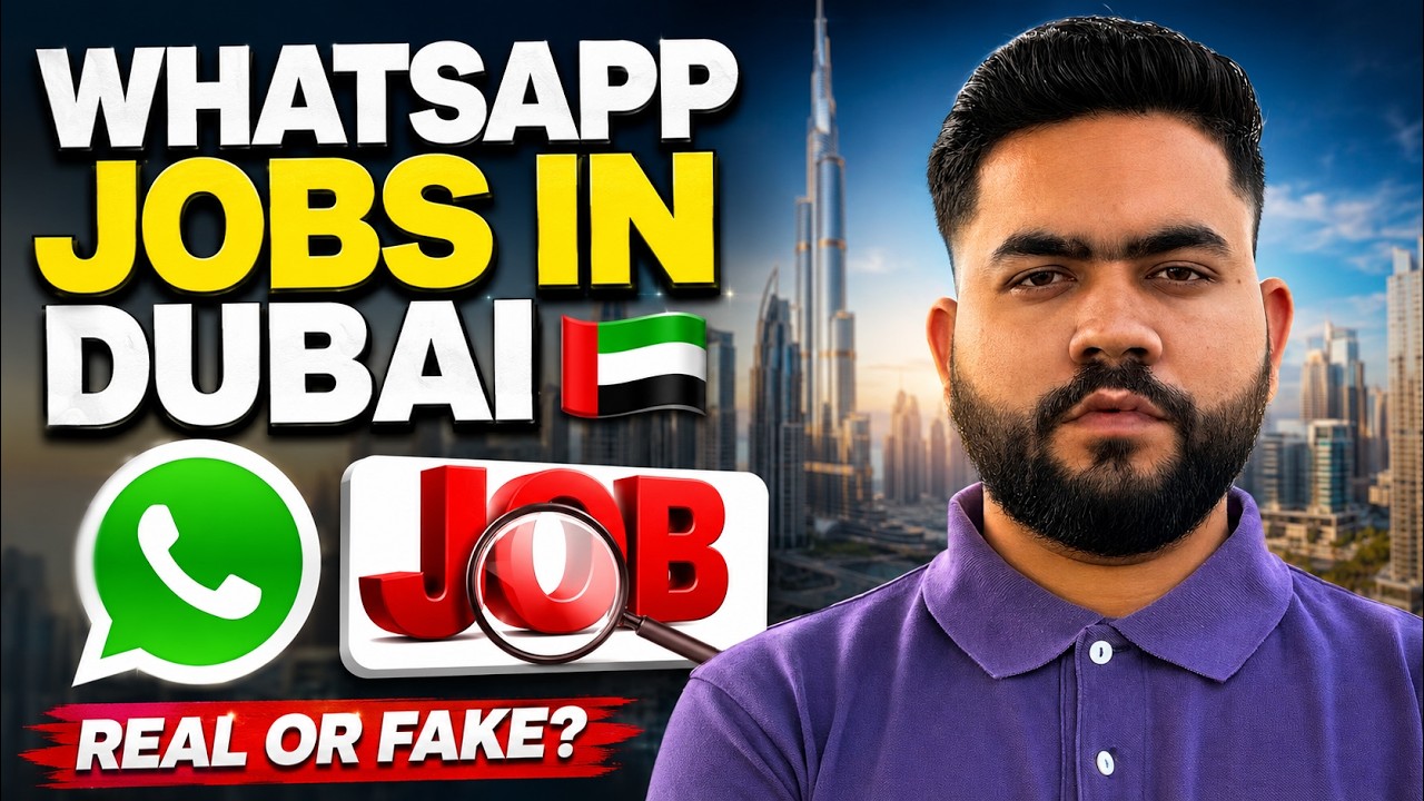 Dubai Jobs on WhatsApp: REAL or FAKE?  7 Ways to Spot Job Scams in 2026