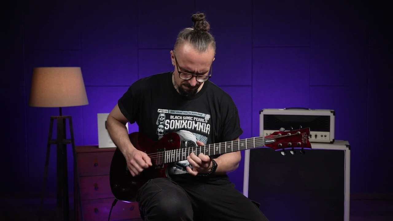 SCHECTER SOLO II APOCALYPSE RED REIGN