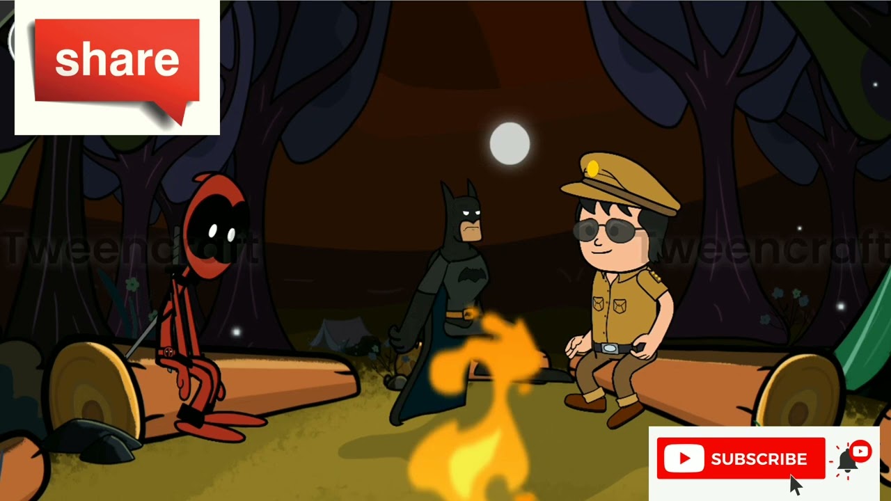 Little Singham and Batman Deadpool in jungle  #shorts #littlesingham #animatedseriesforkids