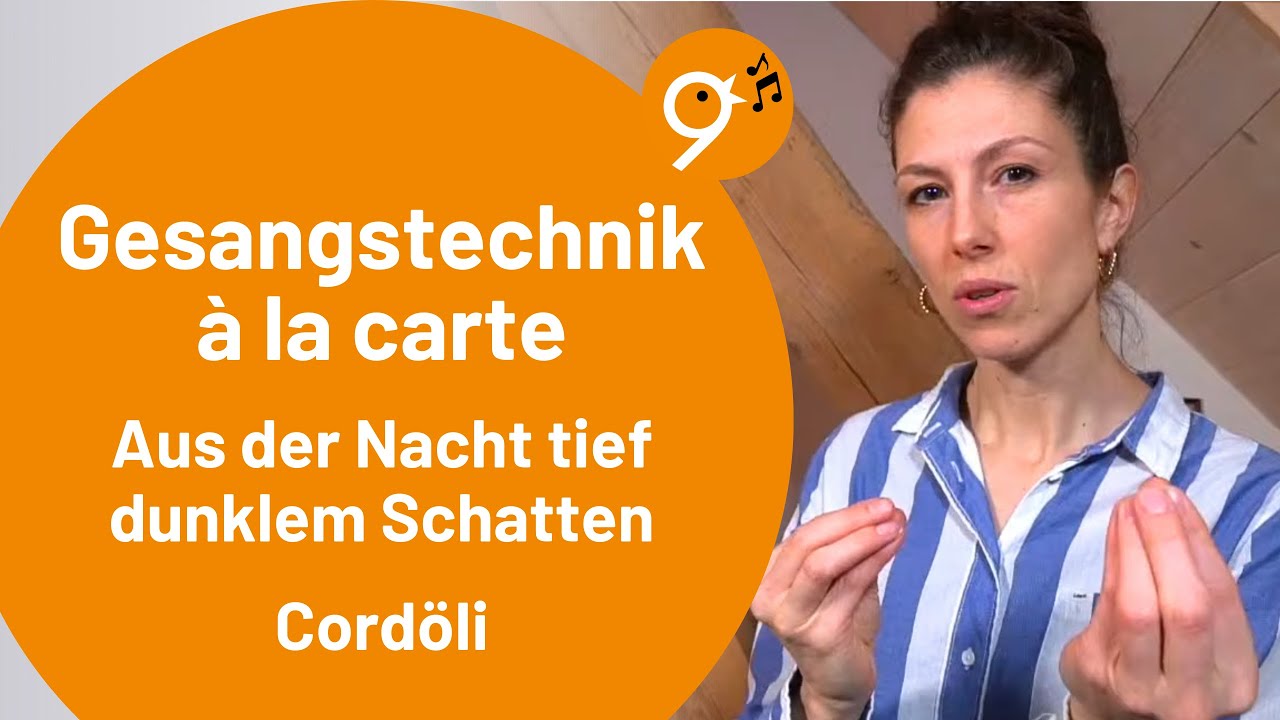 Einsingen um 9 (14.1.26) mit Sarah, Gesangstechnik à la carte, Cordöli, Registerübergang, Passaggio
