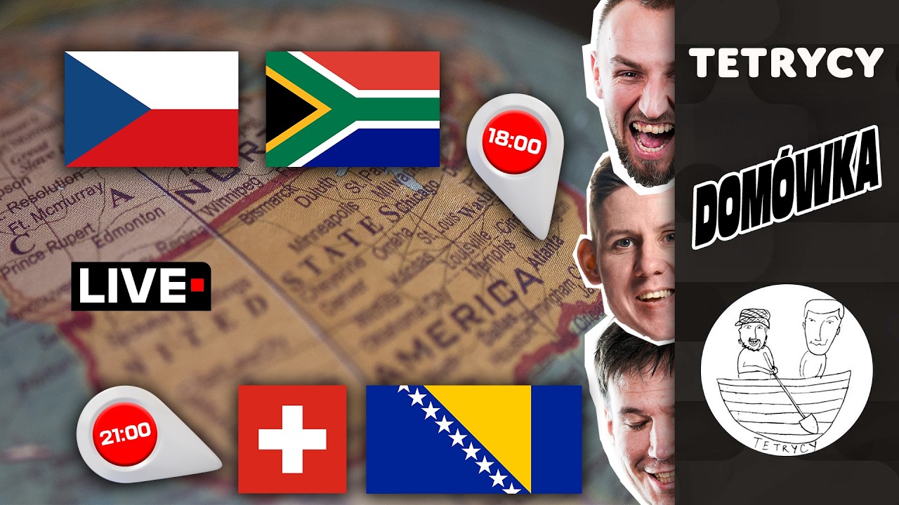 DOM&Oacute;WKA: CZECHY - RPA | SZWAJCARIA - BOŚNIA | GRUPA A i B | MISTRZOSTWA ŚWIATA | Tetrycy x Sipika