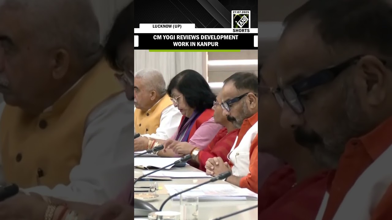 CM Yogi Adityanath holds review meeting of development work in Kanpur