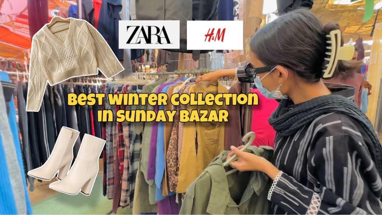 Winter Collection in Sunday Bazar 🛍️ | Aladin Bachat Bazar | Budget Challenge | Thrift Shopping