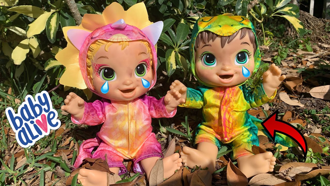 Baby Alive Dinosaur Adoption Story 😢