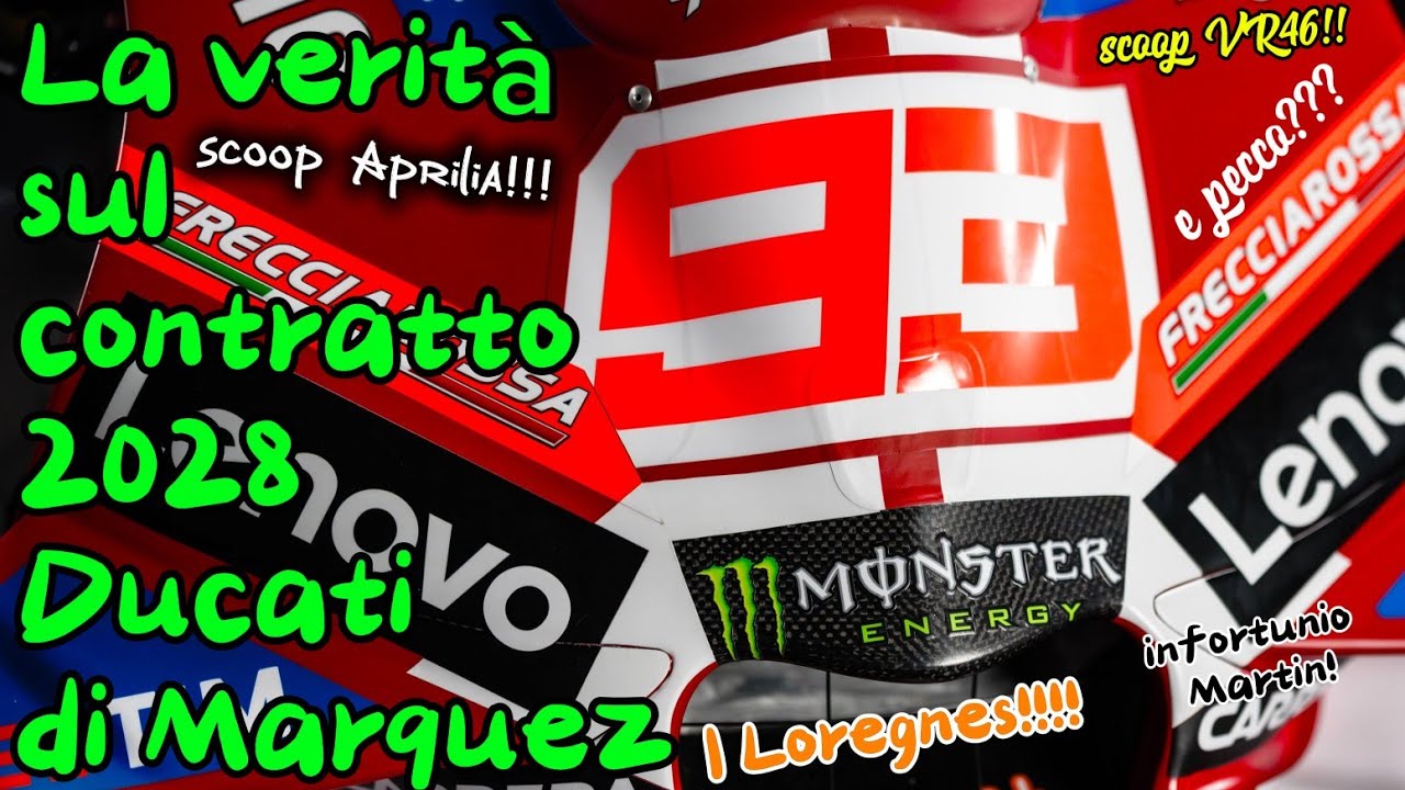La verità su Marc Marquez contratto Ducati 2028? In live spieghiamo tutto! 👍