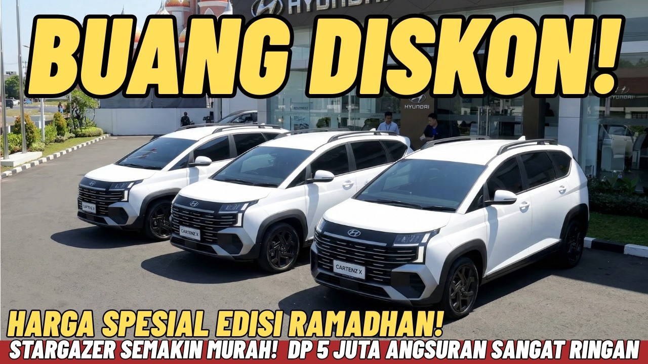 EDISI LEBARAN! HYUNDAI STARGAZER BUANG-BUANG DISKON GEDE BANGET! DP 5 JUTA BISA BAWA MOBIL CANGGIH!!