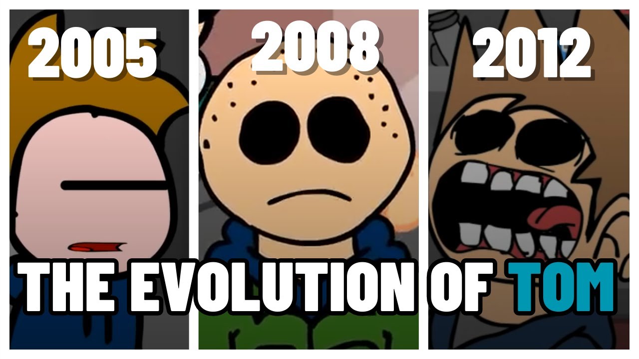 Tom Character Evolution (2004 2022)