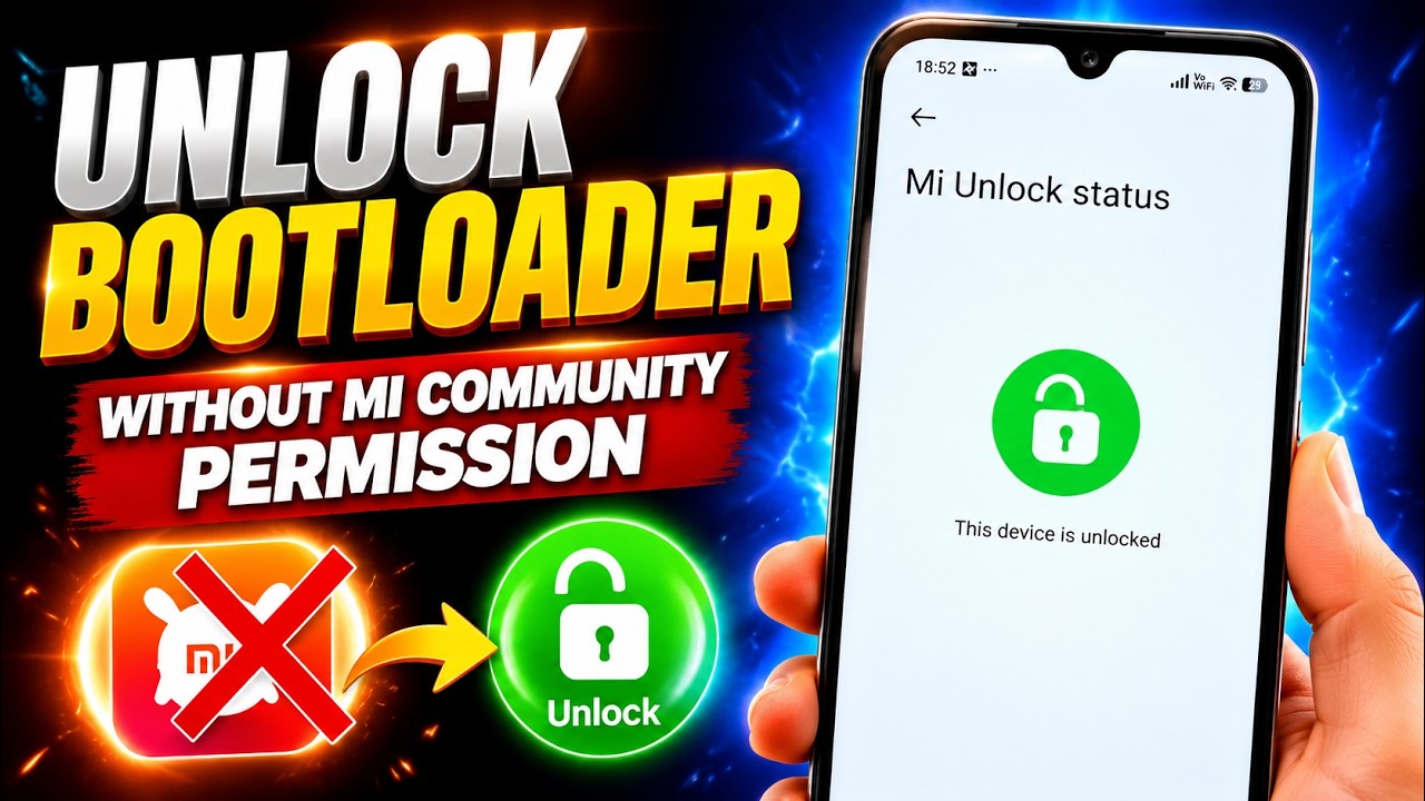Разблокировка загрузчика Xiaomi без разрешения сообщества Mi | Новый метод 2026 года 🔥