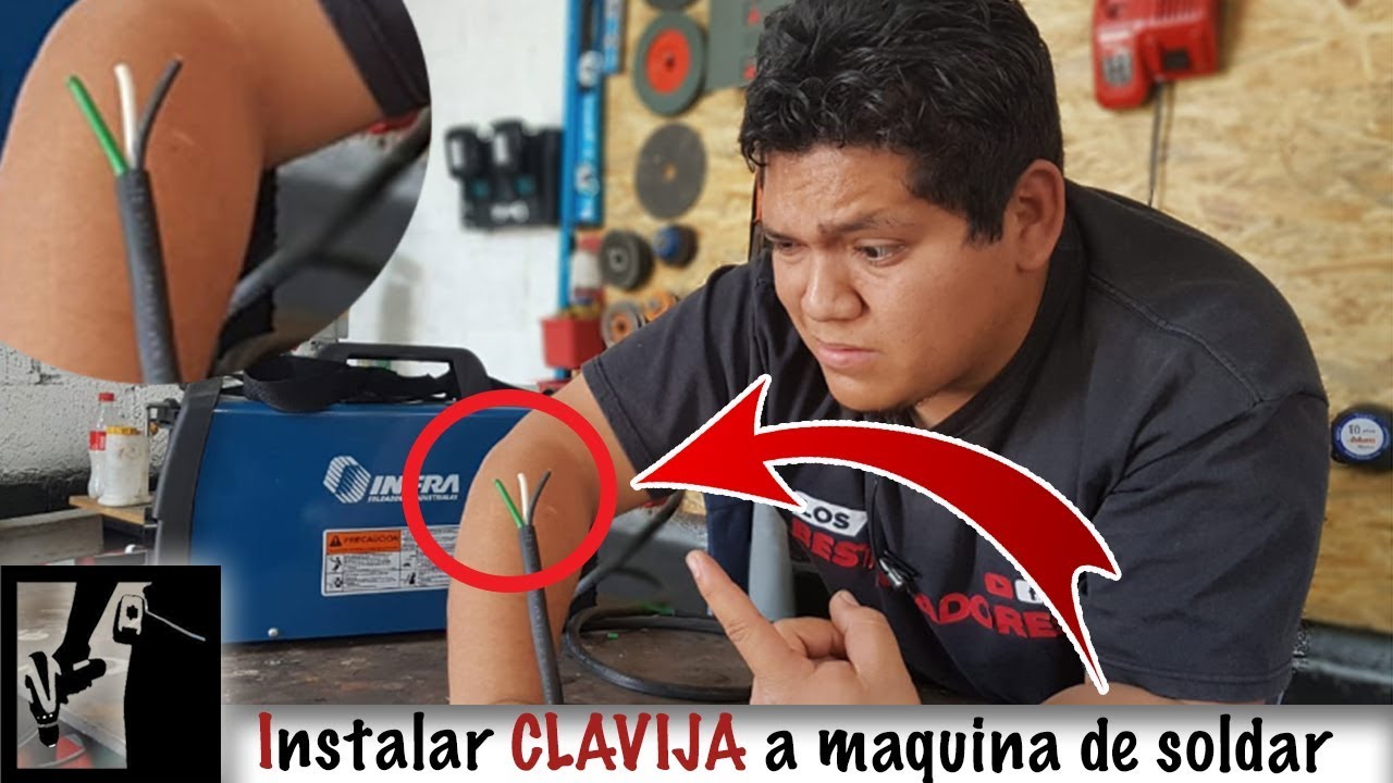 Cómo poner clavija a tu maquina de soldar FÁCIL!!! || Cómo conecto mi inversora?