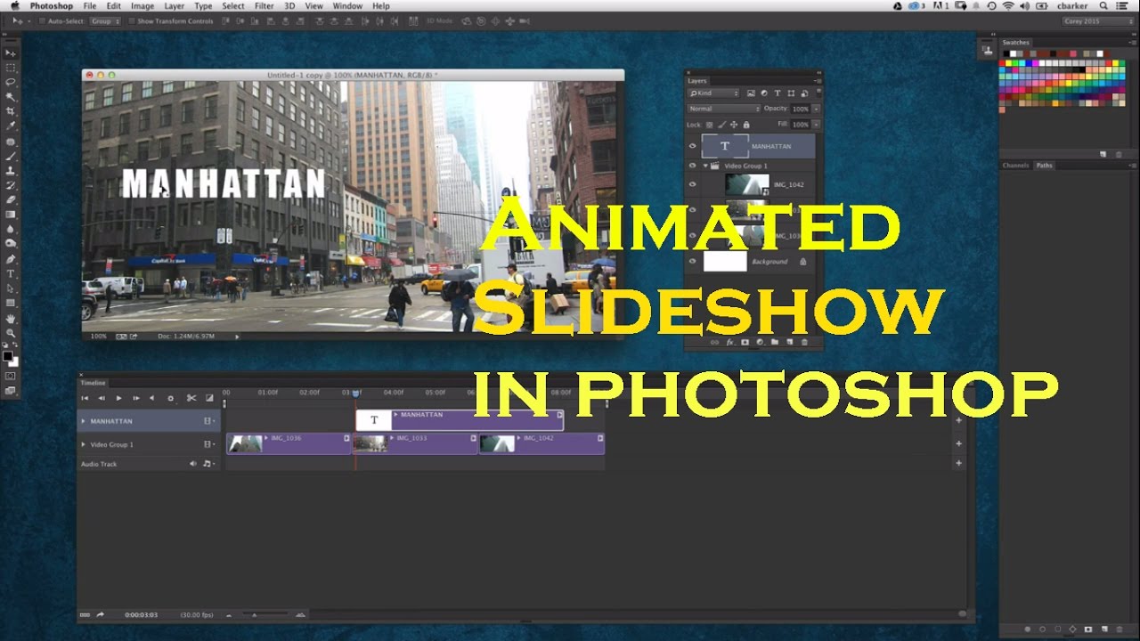 How to Create Animated Slideshow in Photoshop