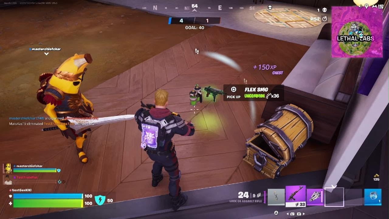 Fortnite Respawn rumble 1 death with only two weapons