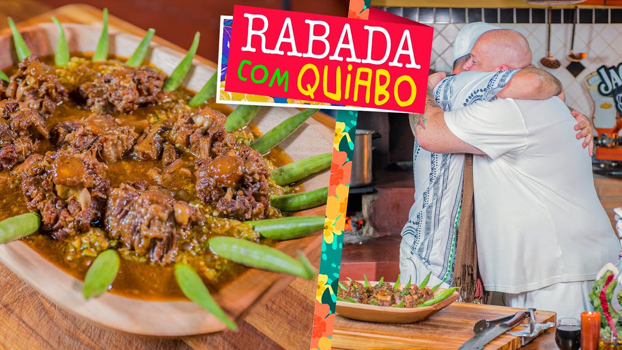 Rabada com Quiabo - Como fazer Rabada com Amalá / Égua Doido - Comida de Santo - Ajeum de Xangô