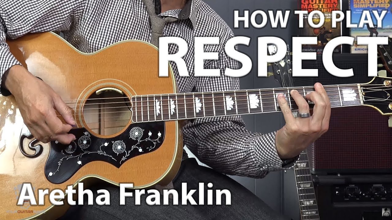 Respect by Aretha Franklin - Acoustic Guitar Lesson
