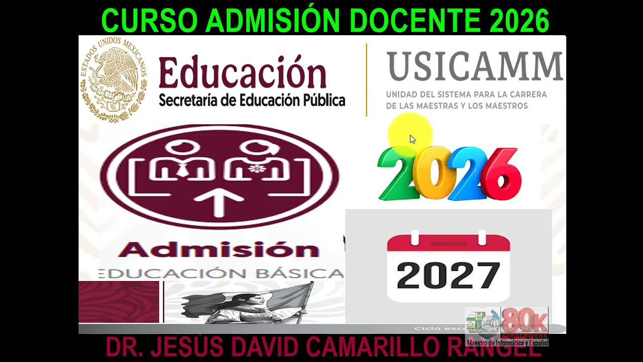 TODO SOBRE LA ADMISIÓN DOCENTE SEP 2026, NECESITAS ASESORÍA PERSONALIZADA? AQUÍ LA TIENES CONMIGO...