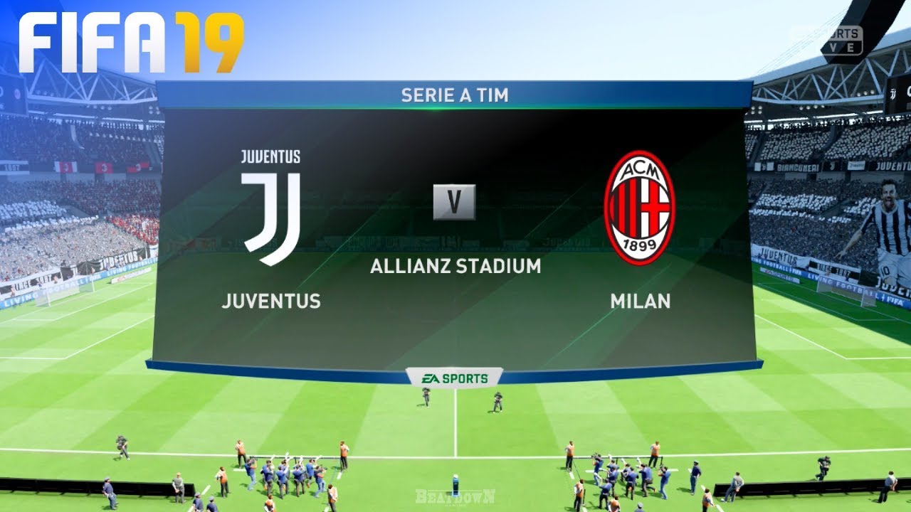 FIFA 19 - Juventus vs. AC Milan @ Allianz Stadium