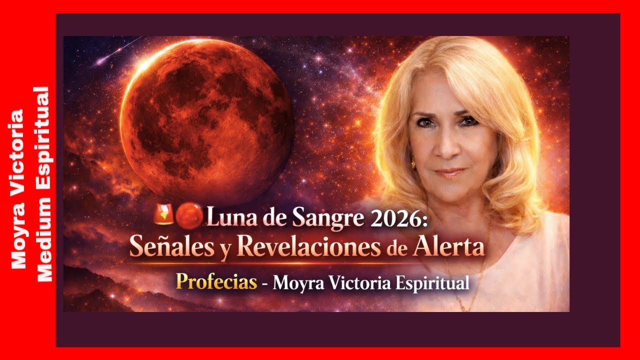 l🔥 🚨🔴 Luna de Sangre 2026: Se&ntilde;ales y Revelaciones de Alerta | Profec&iacute;as &ndash; Moyra Victoria Espiritual